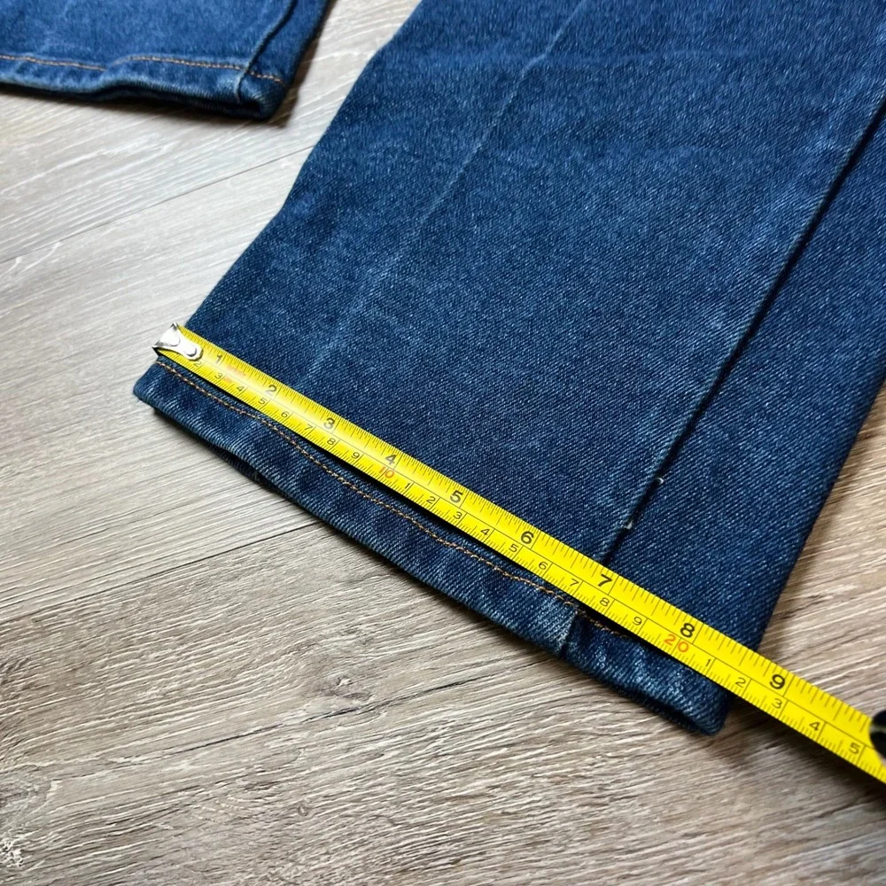 Levi's 517 Boot Cut Jeans Mens 34x30 Blue Dark Wash Denim 00517-2017